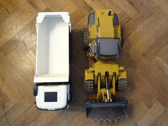 RC nakladač Huina a sklápěč Amewi nákladní auto - 20