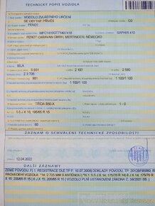 Karavan obytný přívěs FENDT Saphir 410 rv.2008 - 20