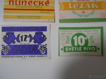 PIVNÍ ETIKETY  RARITNÍ  - 20