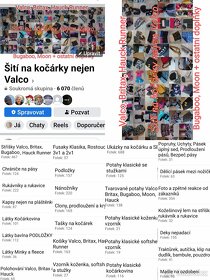 Stříška Hauck Runner 2, cena OD,  šití na zakázku - 20