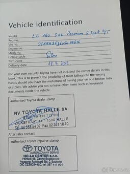 Toyota Land Cruiser 150 3,0D-4D/150Kw, RARITNÍ STAV, 82000Km - 20