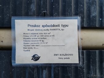 Babetta 210 Vzácná první typ - 20
