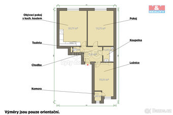 Pronájem bytu 3+kk, 73 m², Plzeň, ul. Arbesova - 20
