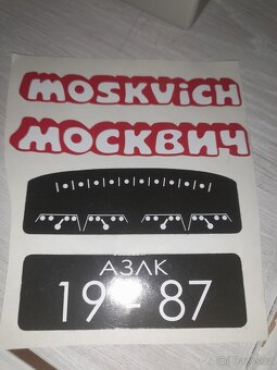 Šlapaci moskvič2 -3náhradné diely - 20