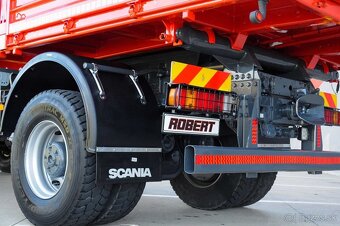4X4 TŘÍSTRANNÝ SKLÁPĚČ + HYDRAULICKÁ RUKA SCANIA R380 / EU4 - 20
