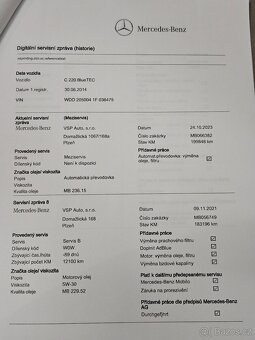 MERCEDES C 220d letní+zimní pneu - 20