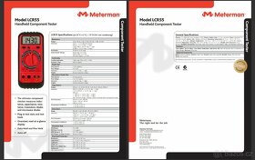 RLC metr (měřič, můstek) Metrman LCR55 - 20