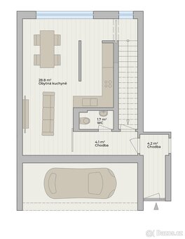 Prodej bytu 3+kk 96 m² s vlastní zahradou  - 20