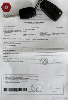 Ford Transit Custom, 2.0 107k 1.majitel cena bez DPH - 20