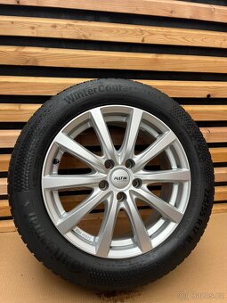 Alu kola Platin s pneu Continental 225/55 r17 5x112❄️ - 20