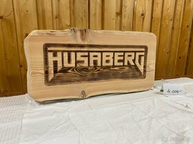 Dřevěné tabule s nápisy... KTM Husaberg Husqvarna Yamaha.. - 20