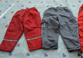 104 110 oblečení zimní lyžařská bunda oteplováky - 20