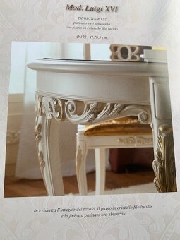 Prodám italský stůl a 4 židle od New Design Porte. - 20