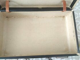 Starý retro kufr koženka Kazeto hnědý - 20