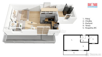 Prodej apartmánu 1+kk, Vrbno pod Pradědem, ul. Žižkova - 20