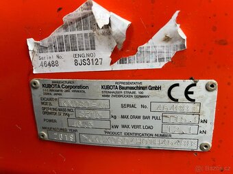 Pásový Bagr Kubota KX080-4 α, 2019rv, 3402 mth - 20