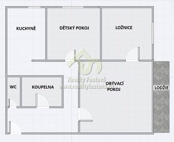 Prodej prostorného bytu 3+1 s lodžií v Plzni na Vinicích. - 20