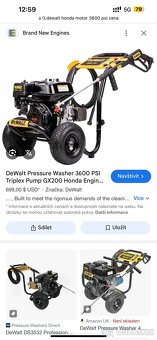Dewalt Honda Engine 3600Psi Novy Pressure Washer Na Prodej - 20