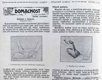 Časopisy Šťastný domov, dva svázané ročníky 1923 a 1924 - 20