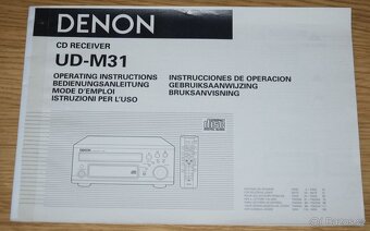 Minikomponet DENON CD receiver, UD-M31, manuál, dálk.ovl. - 20