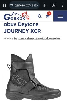 DAYTONA Journey XCR 40 Kožené boty na moto - 20