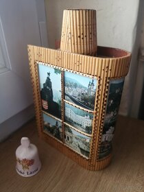 Záclony, červené závěsy, ubrus. - 20