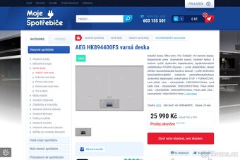 Indukční varná deska  AEG HK894400FS - 20