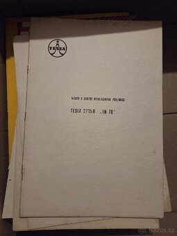 Manuály k rádiím Tesla a jiné - 20