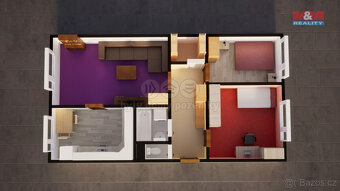 Prodej bytu 3+1, 61 m², Teplice, ul. kpt. Jaroše - 20