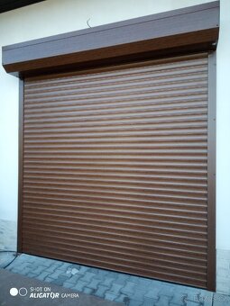 Garážová rolovací vrata zateplené 77mm lamely možno montáž - 20