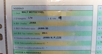 JAWA pionier 20, 1970, pôvodný stav, s TP, ŠPZ - 20