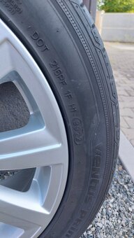 Alu kola originál 5x100 r16 vw Polo letní pneu - 20
