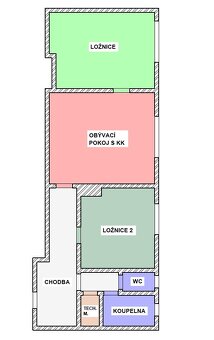 Prodej bytu 3+kk se zahrádkou a garáží - 20