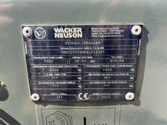 Minibagr pásový minirypadlo Wacker Neuson 50z3 VDS Yanmar - 20
