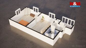 Prodej bytu 2+kk, 166 m², Ústí nad Labem, ul. Na Popluží - 20