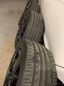 Sada kol, 5x112, 17 palců - letní pneu 225/45/27 - 20