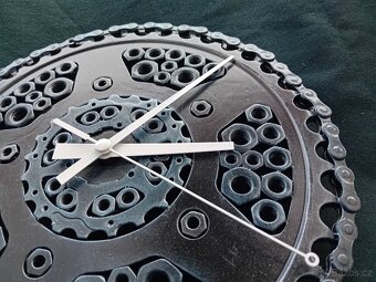 STEAMPUNK RECYCLE ART - PATINOVANÝ KOV - HODINY, ZRCADLA - 20