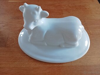 PORCELÁNOVÁ ZAPÉKACÍ TERINA KRAVIČKA FRANCIE - 20