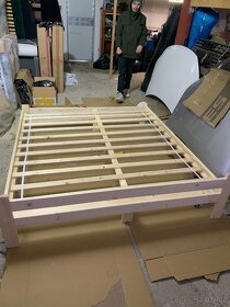 drevena postel 180x200 borovice manzelska S rostem - 20