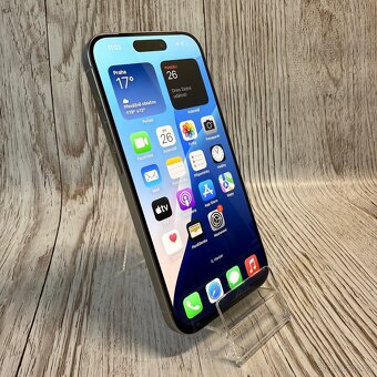 iPhone 15 Pro 256GB, bílý, eSIM, 97% baterie (rok záruka) - 20