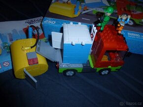 Lego Technics: Letadlo, Bagr, Jeřáb, figurky, autíčka, fekál - 20