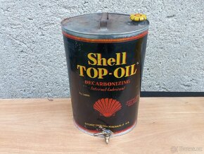 Staré plechovky - Shell - Mobiloil Gargoyle - 20