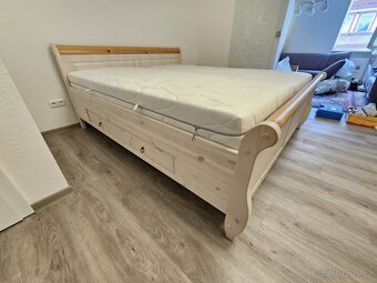 Celodřevěná ložnice Postel s úložným prostorem - 20
