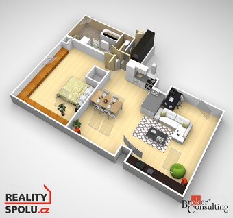 Pronájem, byty/2+kk, 80 m2, Generála Selnera 3256, Kročehlav - 20