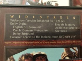 Originál DVD Indiana Jones, Gladiátor, Star Wars atd. - 20