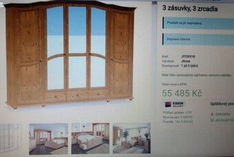 Jitona Arosa Ložnice Celodřevená Voskovaná - 20