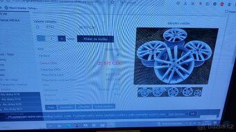 Alu kola 5x100 r17 originál vw polo letní pneu - 20