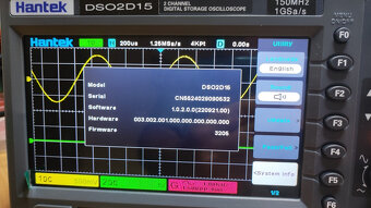 Osciloskop Hantek DSO2D15 150MHz s generátorem 25MHz NOVÝ - 20