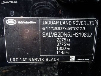 Land Rover Range Rover Evoque, 2.0 TD4 6°M/T Navigace Kamera - 20