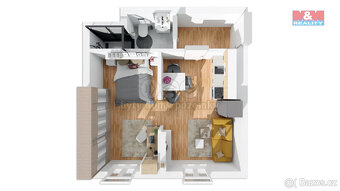 Prodej bytu 2+kk, 36 m², Praha 8 - Libeň, ul. Chlumčanského - 20